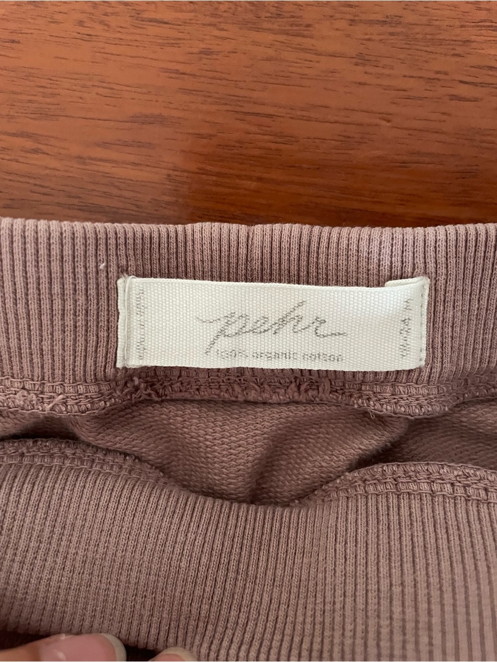 Pehr French Terry Toddler Jogger, 18-24 mo, Light Purple - Picture 3 of 3
